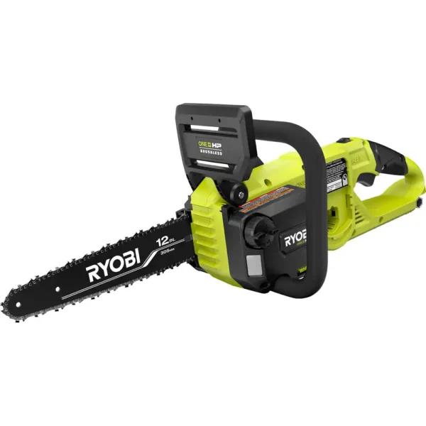P2507BTL  HP 18V Brushless Whisper Series 12 in. Cordless Battery Chainsaw (Tool Only) - Image 10