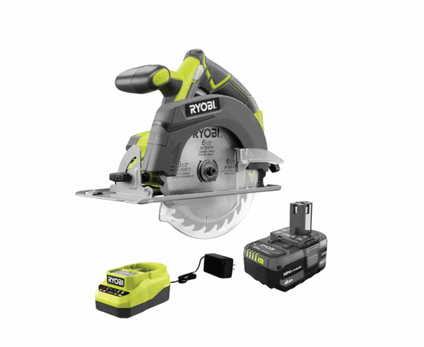 P507K1 ONE+ 18V Cordless 6-1/2 in. Circular Saw Kit with 4.0 Ah Battery and 18V Charger