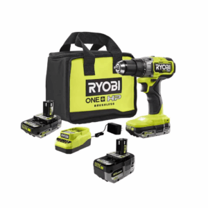 PBLDD01K-PBP004 ONE+ HP 18V Brushless Cordless 2-Tool Combo Kit with Drill/Driver, Batteries, Charger, and Bag with Extra 4.0 Ah Battery