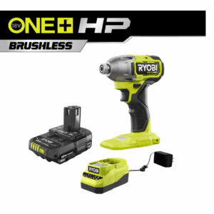 PBLID01B-PSK005 ONE+ HP 18V Brushless Cordless 1/4 in. Impact Driver with 2.0 Ah Battery and Charger