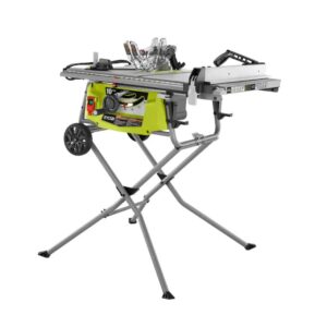 Table Saw RTS23 15 Amp 10 in. Expanded Capacit With Rolling Stand