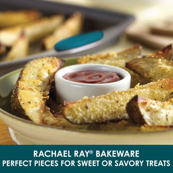 Rachael Ray Yum-o Nonstick Bakeware Oven Lovin  Baking Pans Set, 10-Piece - Image 12