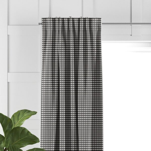 Rockton Check Black Drapery - Image 3