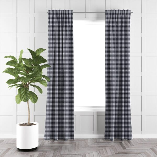 Rockton Check Indigo Drapery - Image 5
