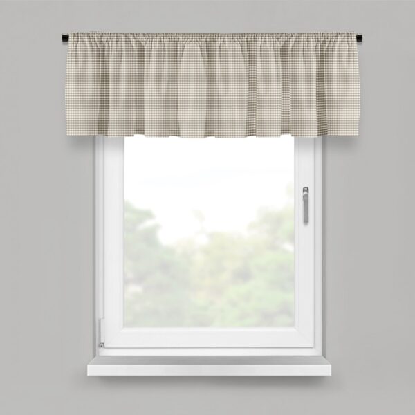 Rockton Check Taupe Drapery - Image 4