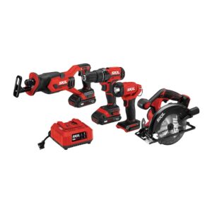 CB739701 PWR CORE 20 4-Tool 20-volt Power Tool Combo Kit Case