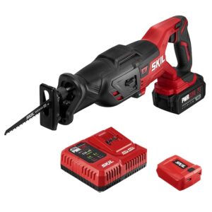 Reciprocating Saw RS5884-1A PWR Core 20 Brushless 20V with 4.0Ah Battery, PWRJump Charger, and PWRAssist USB Adapter