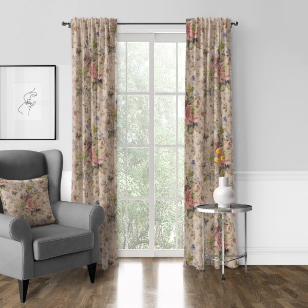 Athena Linen Blush Drapery - Image 5