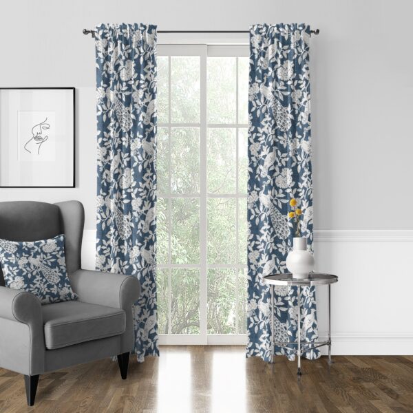 Lark Navy Drapery - Image 8