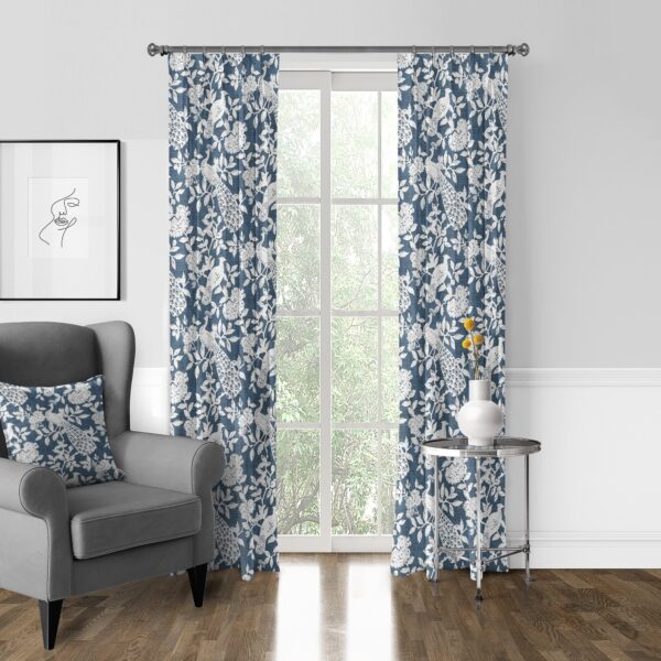 Lark Navy Drapery - Image 7