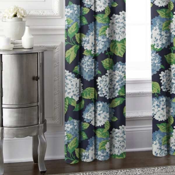 Midnight Garden Navy Drapery - Image 5