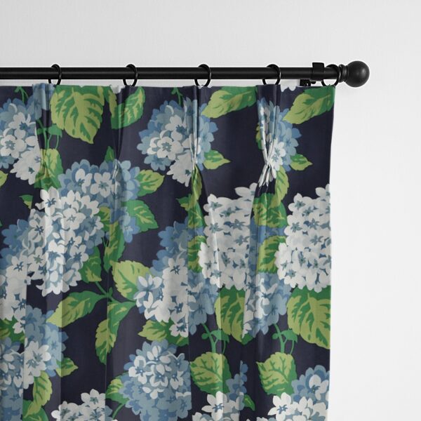 Midnight Garden Navy Drapery - Image 2