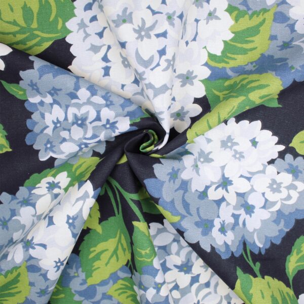 Midnight Garden Navy Drapery - Image 4