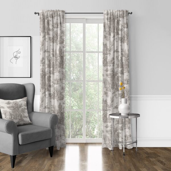 Bouclair Beige Drapery - Image 5