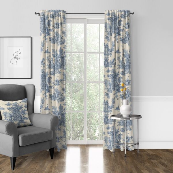 Bouclair Blue Drapery - Image 5