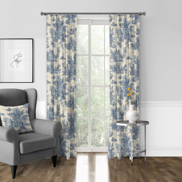Bouclair Blue Drapery - Image 6