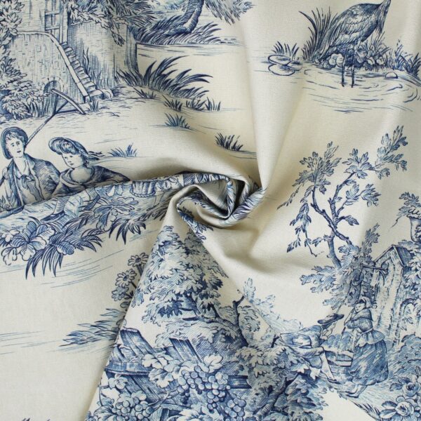 Bouclair Blue Drapery - Image 2