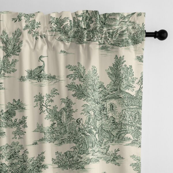 Bouclair Green Drapery – Open Box