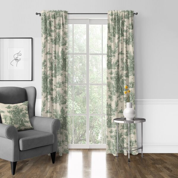 Bouclair Green Drapery – Open Box - Image 5