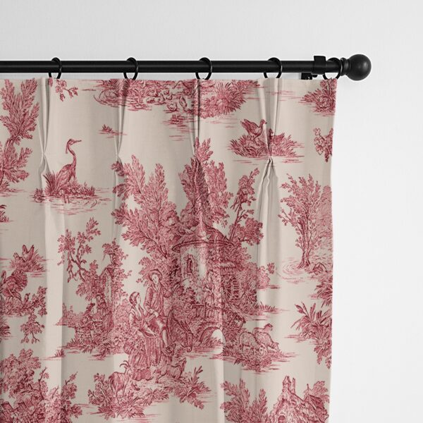 Bouclair Red Drapery - Image 4