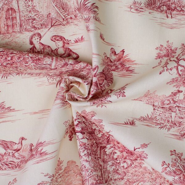 Bouclair Red Drapery - Image 2