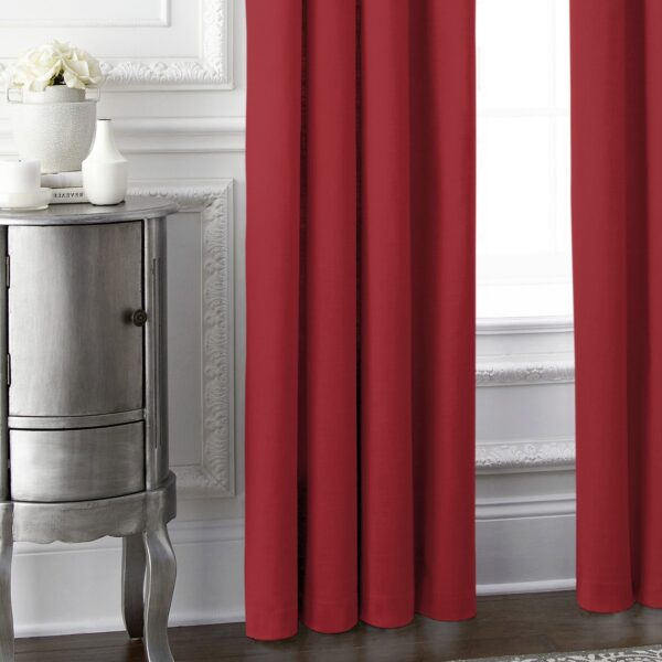 Braxton Red Drapery - Image 2