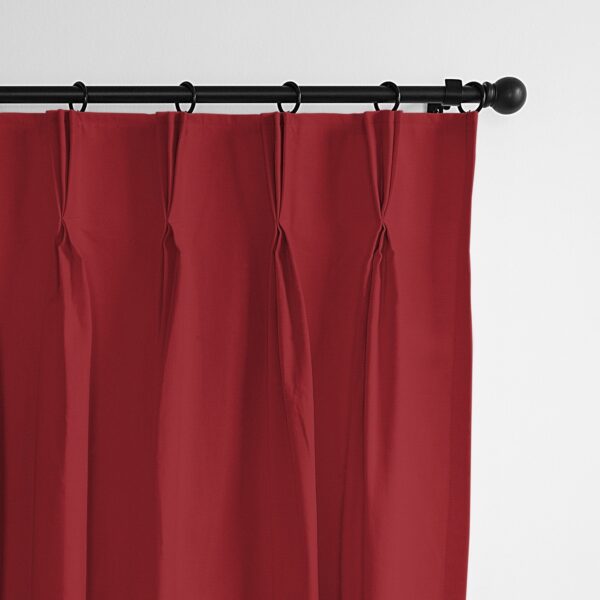 Braxton Red Drapery - Image 3