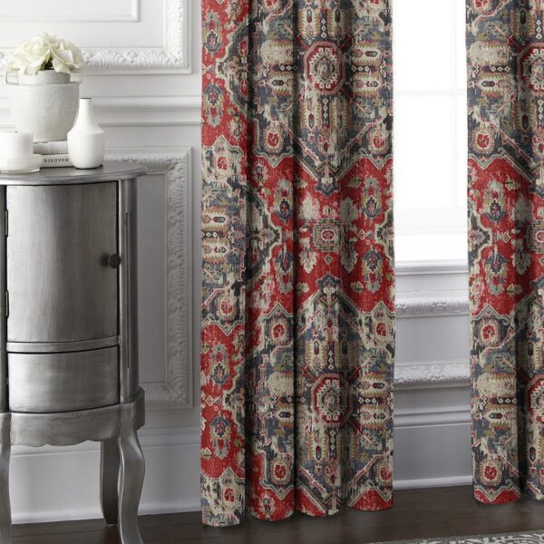 Charvelle Red/Blue Drapery - Image 3