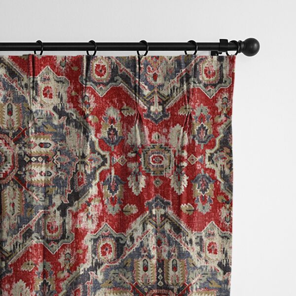 Charvelle Red/Blue Drapery - Image 4