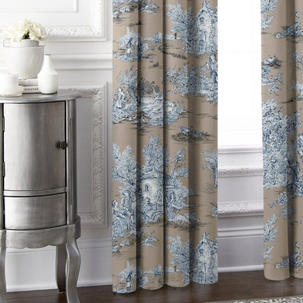 Chateau Blue/Beige Drapery - Image 3