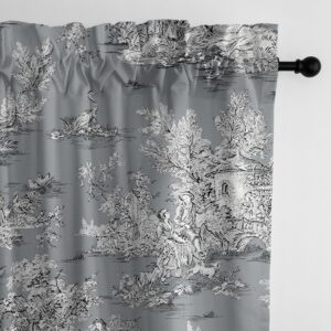 Chateau Gray/Black Drapery