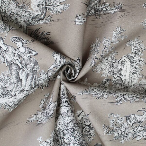 Chateau Taupe/Black Drapery - Image 2