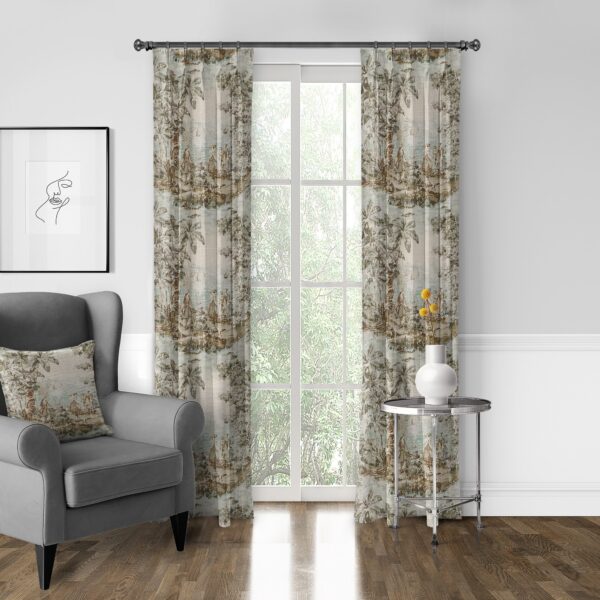 Countryside Natural/Aqua Drapery - Image 6