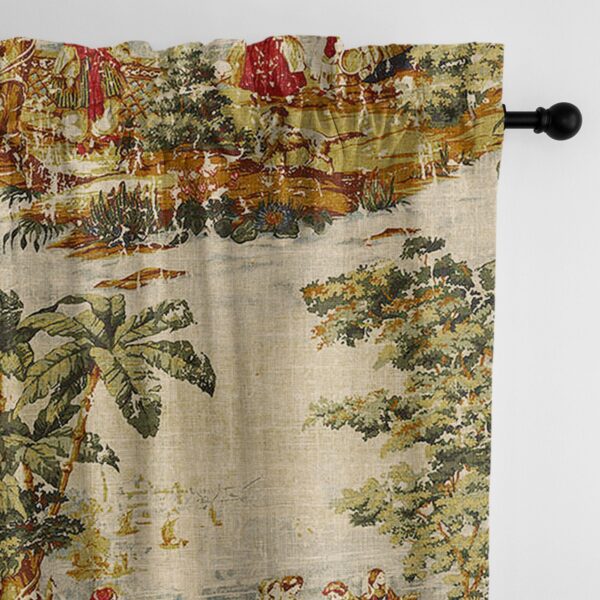 Countryside Red Drapery