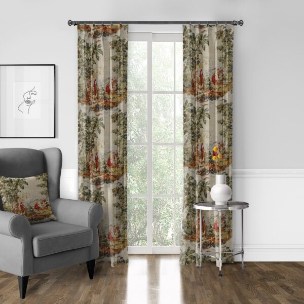Countryside Red Drapery - Image 6