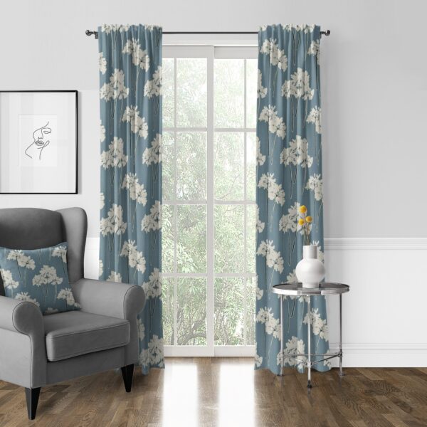 Summerfield Blue Drapery - Image 8