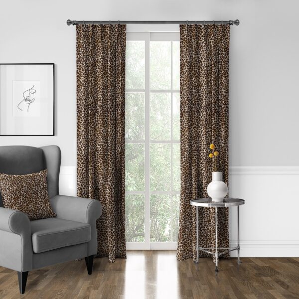 Jolene Animal Print Black Drapery - Image 6