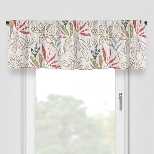 Fall Foliage Beige Drapery - Image 3