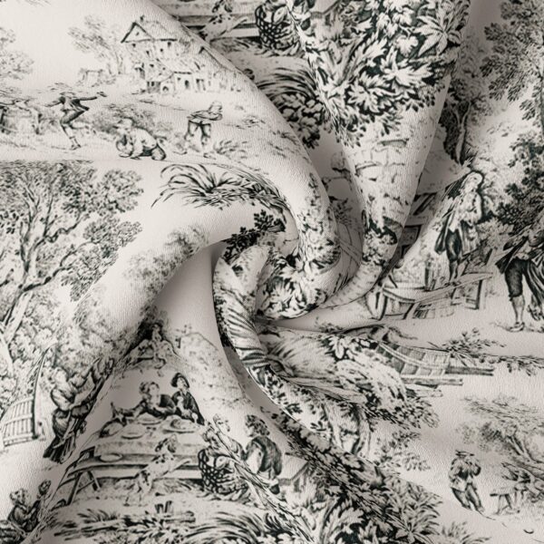Maison Toile Black Drapery - Image 2