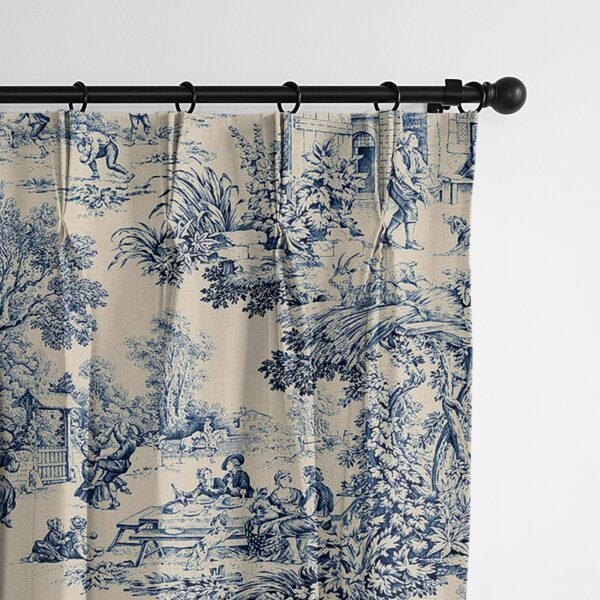 Maison Toile Blue Drapery - Image 4