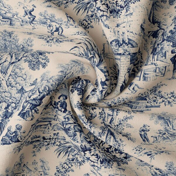 Maison Toile Blue Drapery - Image 2