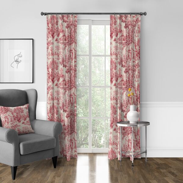 Maison Toile Red Drapery - Image 6