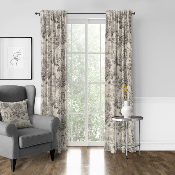 Maison Toile Sepia Drapery - Image 5