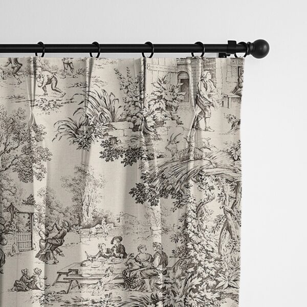 Maison Toile Sepia Drapery - Image 4