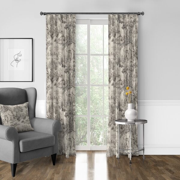 Maison Toile Sepia Drapery - Image 6