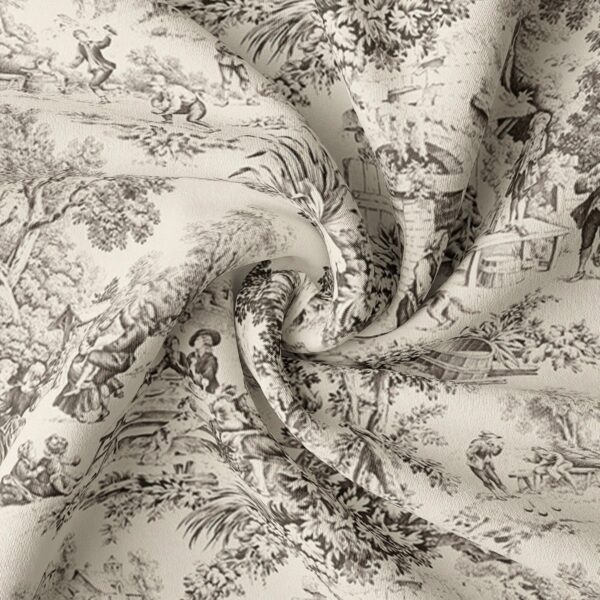 Maison Toile Sepia Drapery - Image 2