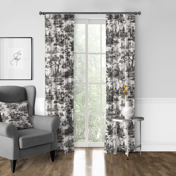 Malaika Black Drapery - Image 6