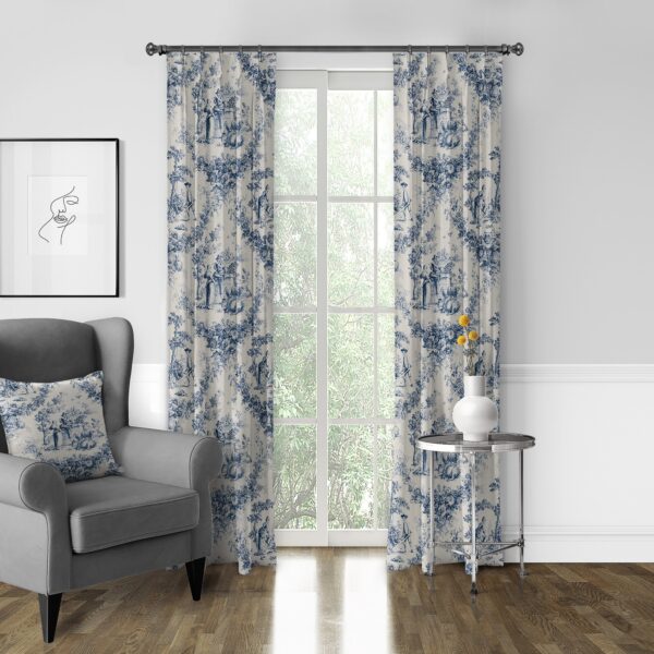 Mason Navy Drapery - Image 6