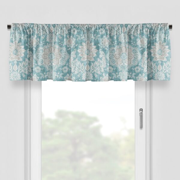 Osha Aqua/Teal Drapery - Image 3