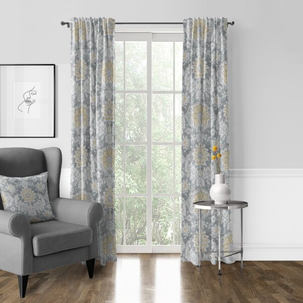 Osha Barley/Gray Drapery - Image 8